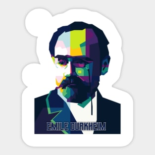 Emile Durkheim Sticker